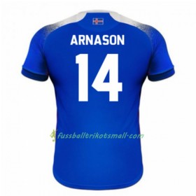 Günstige Fußballtrikots Island Arnason 14 WM 2018 Heimtrikotsatz kaufen